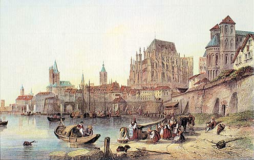 Köln (Cöln) um 1840
